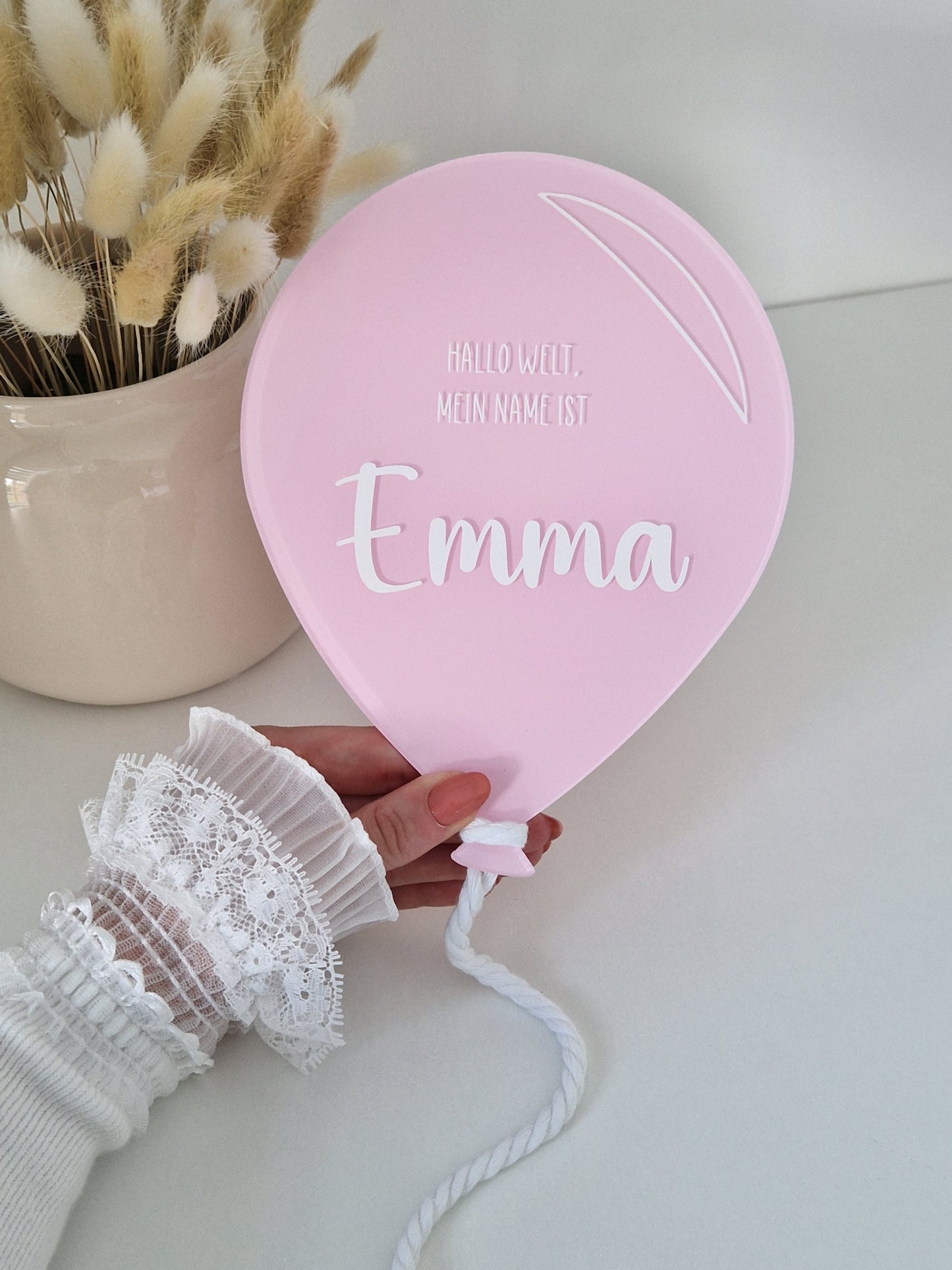 Akrilna oznanitvena ploščica - BALON
